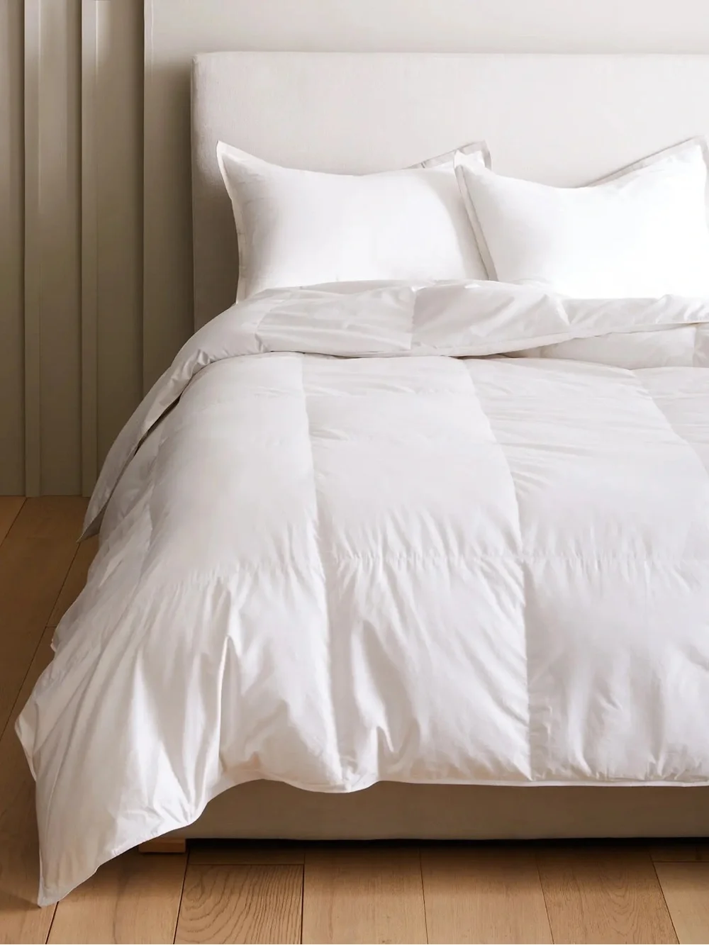 New Quince Premium Duck Down Duvet Insert Comforter Full/Queen MSRP $184 White